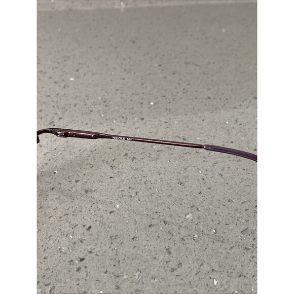 Nicole Miller Burgundy Cat Eye Women Full Rim 51-16-135 Eyeglasses Frames ONLY main image 7